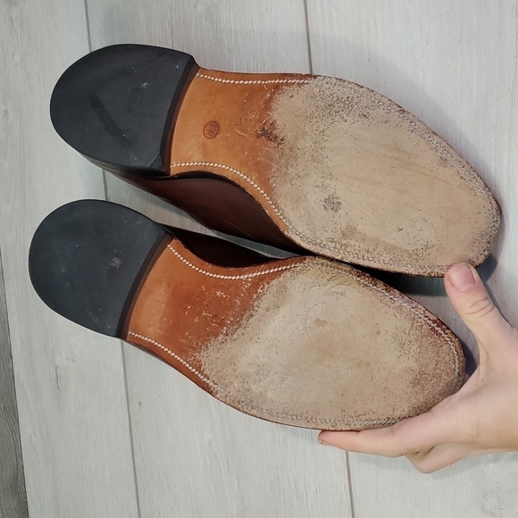 Allen edmonds Austin 30713 Mens Dress Oxford Slip on shoes sz 8.5C - Picture 12 of 14